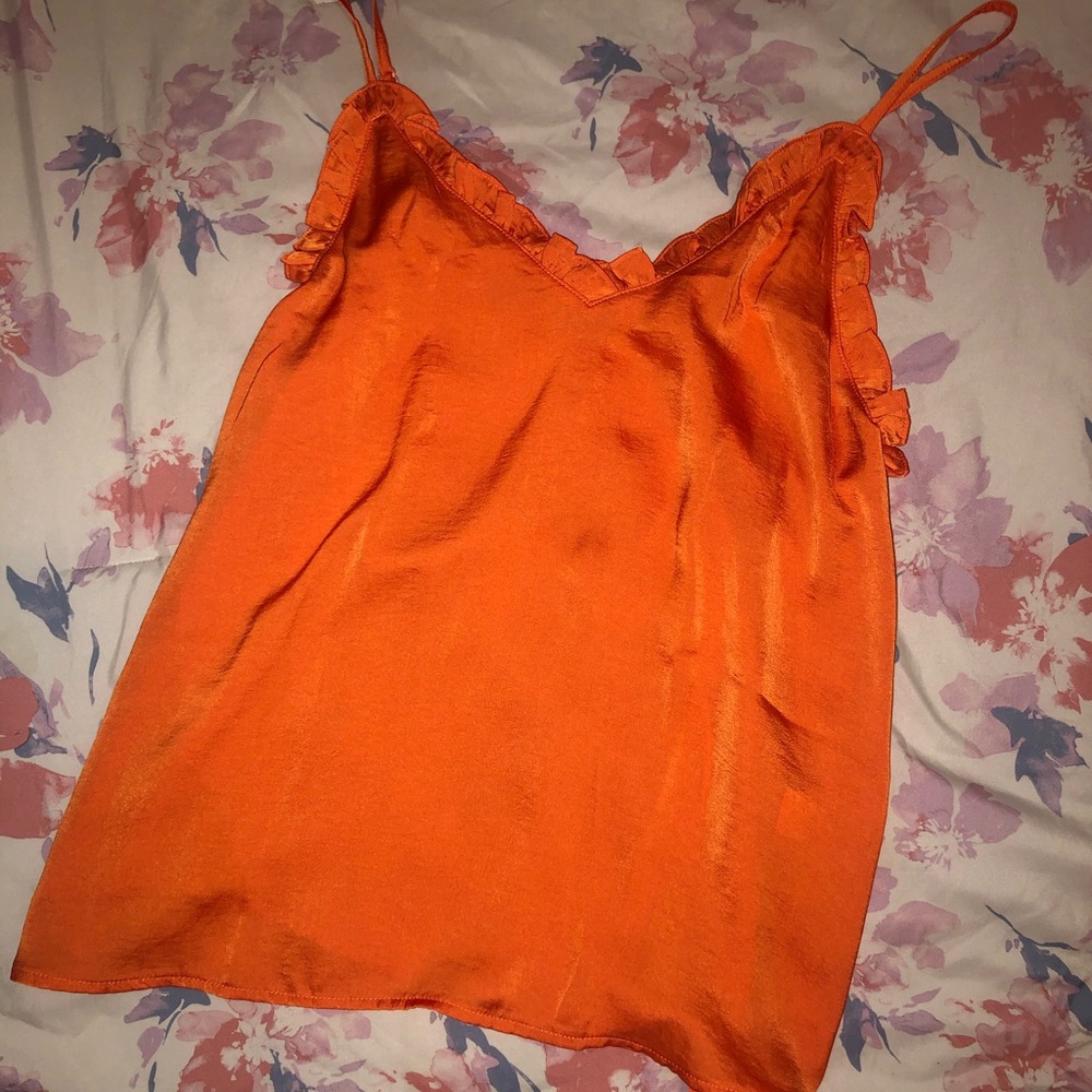 Orange tank top